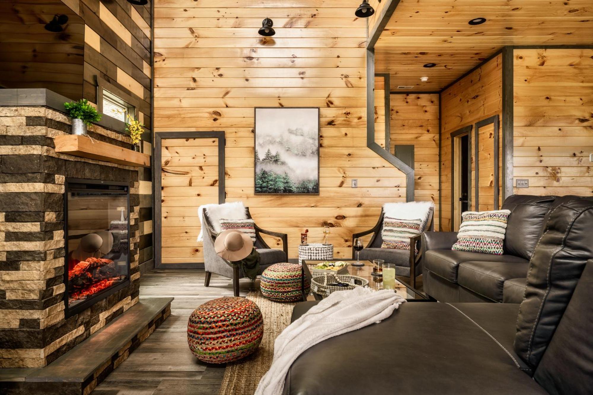 Mountainscape - Brand New Cabin W Views - Hottub - Firetable - Ps5 - Pooltable - 3 Pools Gatlinburg Ngoại thất bức ảnh