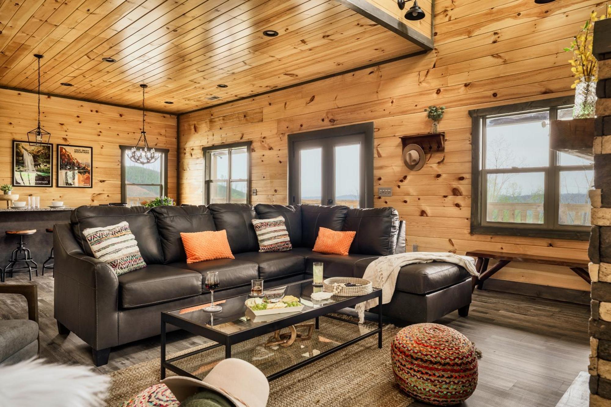 Mountainscape - Brand New Cabin W Views - Hottub - Firetable - Ps5 - Pooltable - 3 Pools Gatlinburg Ngoại thất bức ảnh
