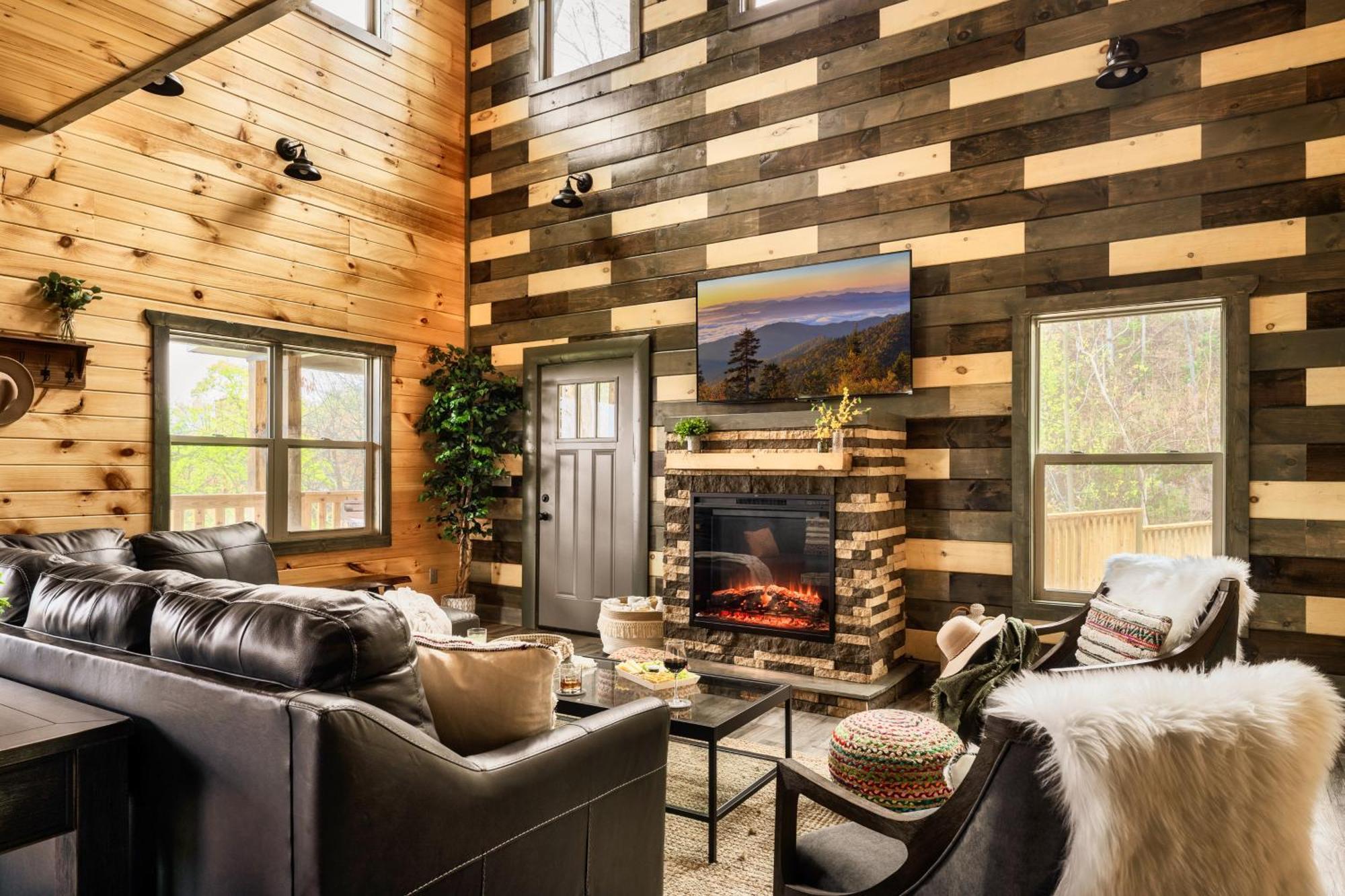 Mountainscape - Brand New Cabin W Views - Hottub - Firetable - Ps5 - Pooltable - 3 Pools Gatlinburg Ngoại thất bức ảnh