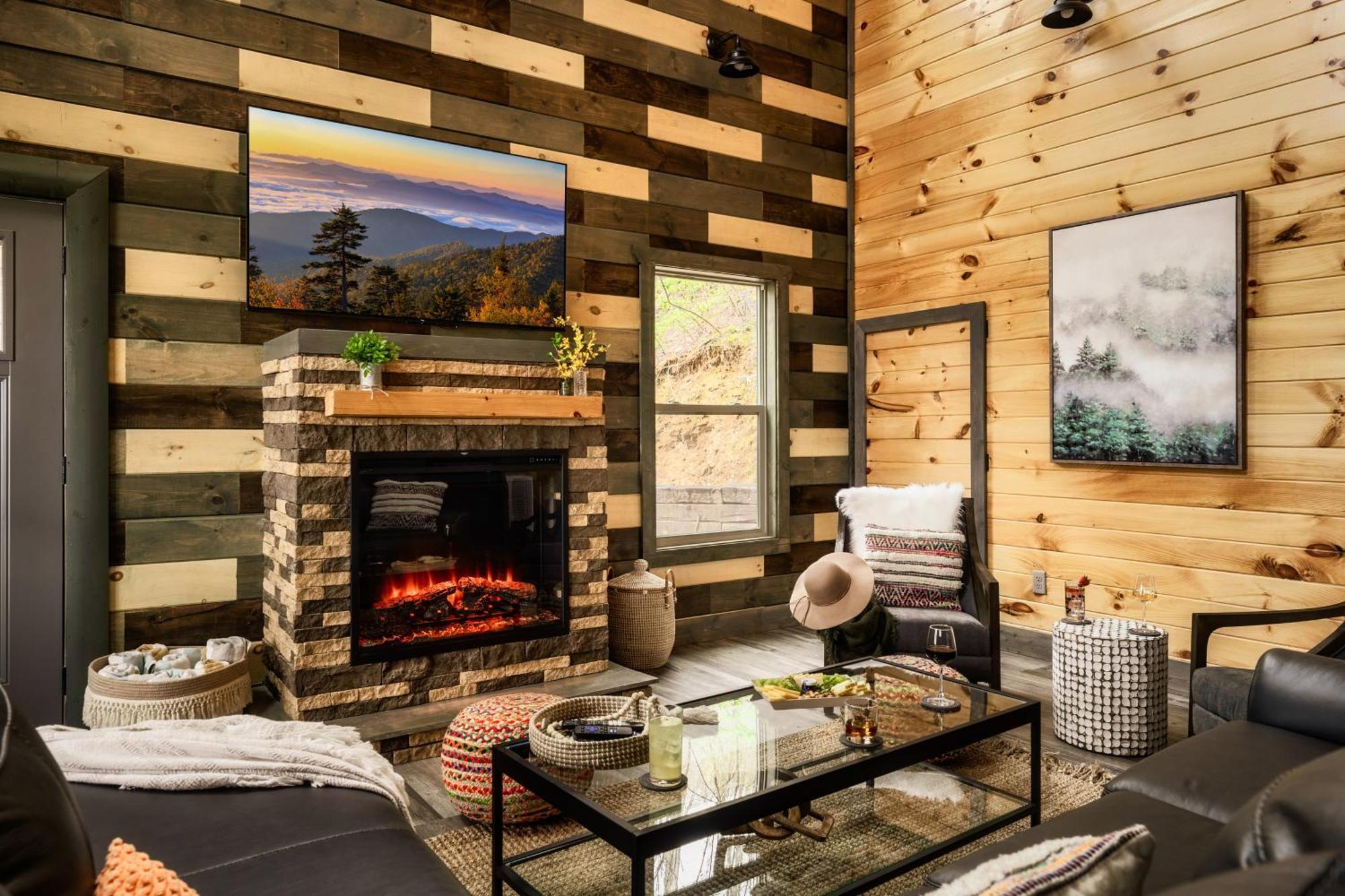 Mountainscape - Brand New Cabin W Views - Hottub - Firetable - Ps5 - Pooltable - 3 Pools Gatlinburg Ngoại thất bức ảnh